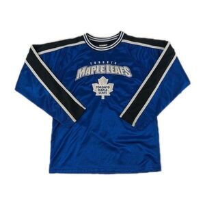 Toronto Maple Leafs NHL Mighty Mac Hockey Jersey Youth Blue 14-16 L Large 00s